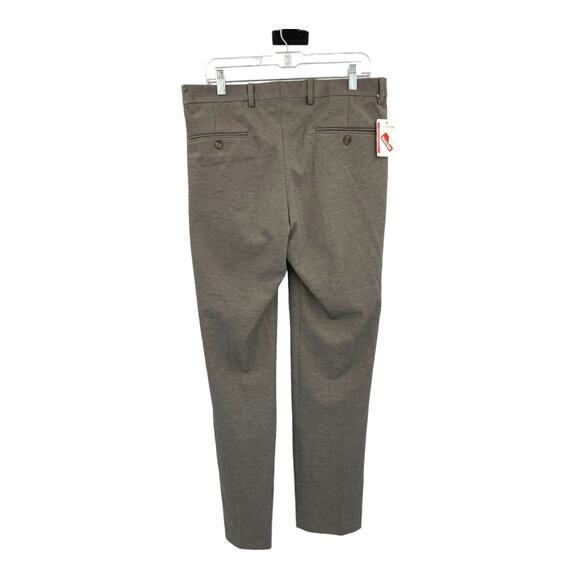 Berle Gray Flat Front Dress Pant Size 34R NWT - Picture 6 of 6